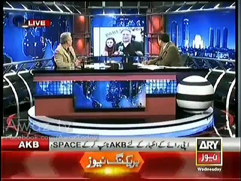 Finger prints of Marvi Memon, both on PTV attack and on controversy over visit of IK to APS!!!!