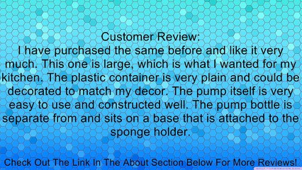 simplehuman 22 oz. Square Push Pump with Caddy, Chrome Review