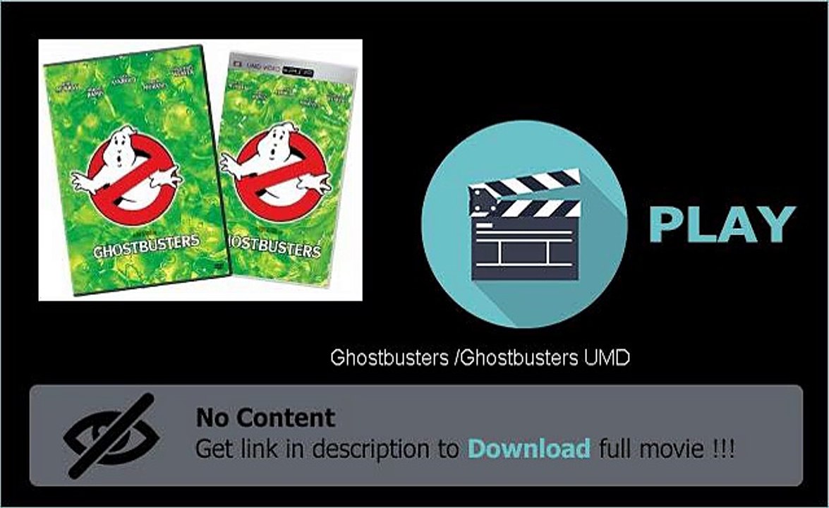 Ghostbusters /Ghostbusters UMD Movie Full Download