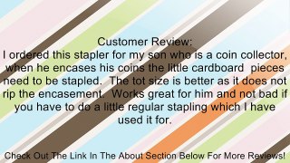 Swingline Tot 50 Stapler Aquamarine Compact 1000 No. 10 Staples Included Made in USA Limit 1 Per Customer Review