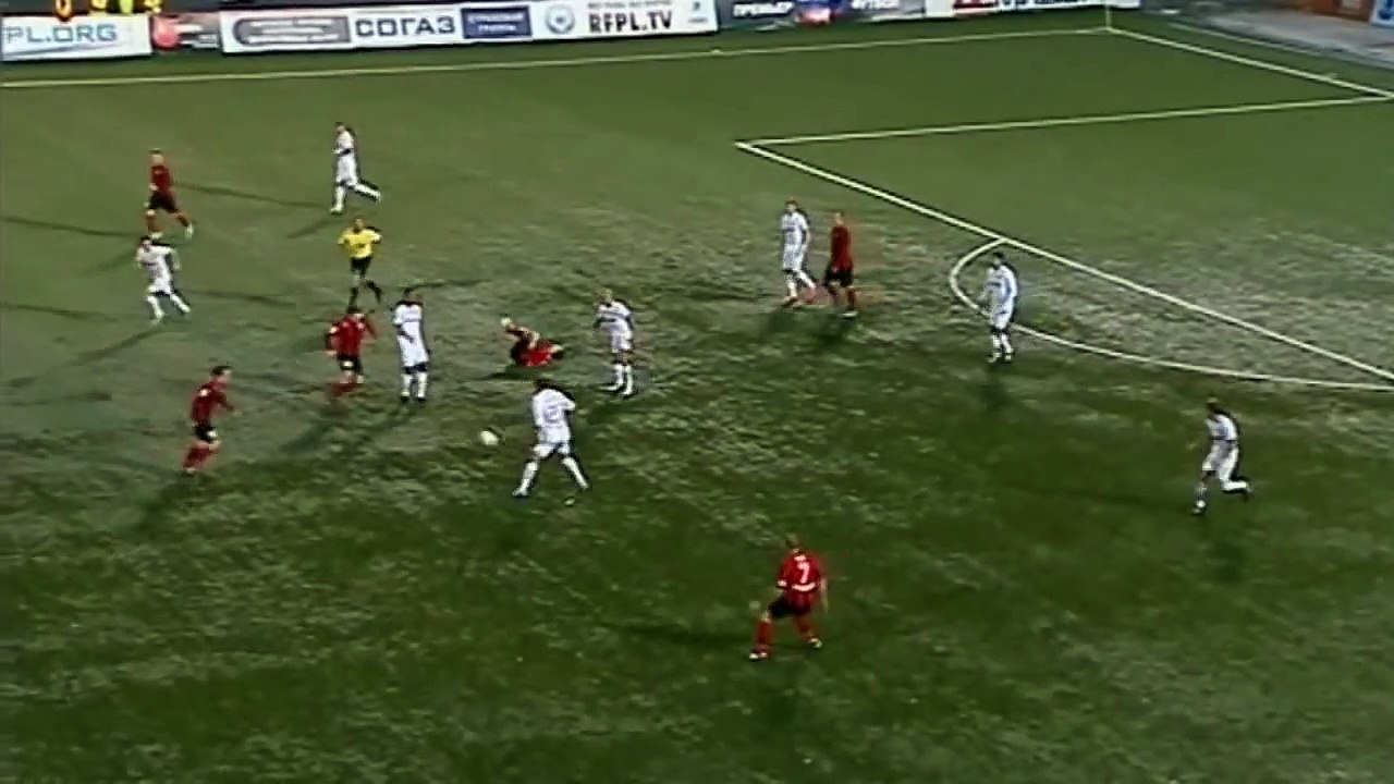 Keeper Makes Save MILES Out Of His Area   Russian Premier League Goals And Highlights 2012 09 29