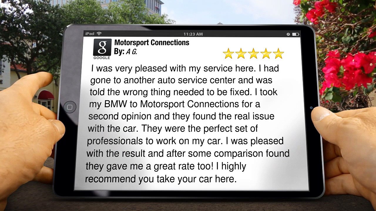 Motorsport Connections Winston-Salem         Outstanding         Five Star Review by A G.