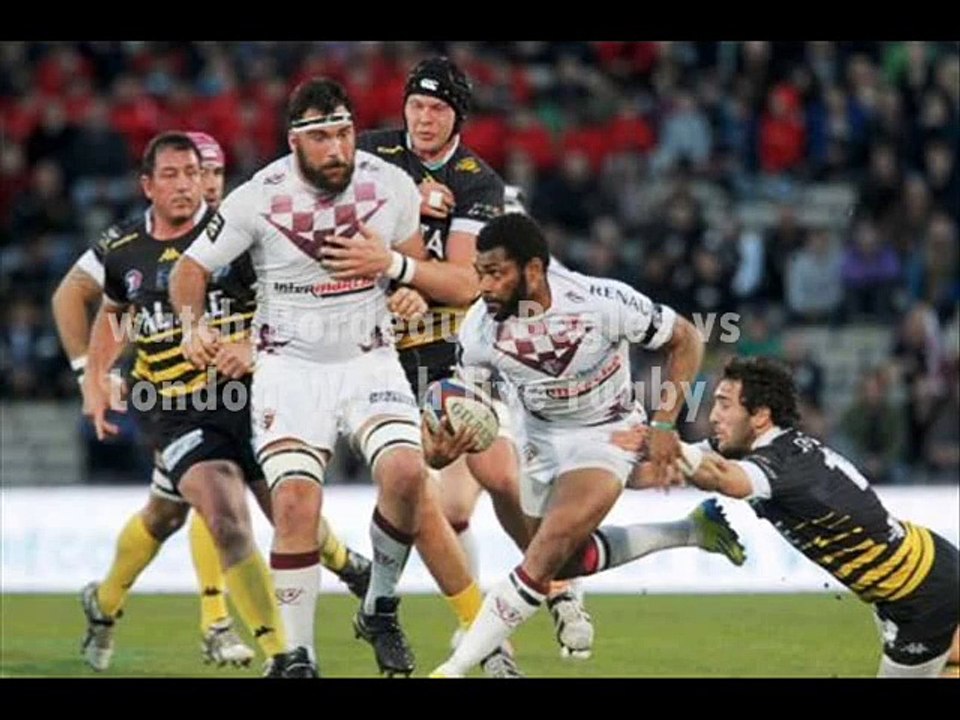 Welsh vs Bordeaux Begles rugby European Challenge Cup