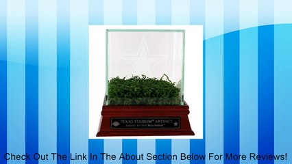 Texas Stadium Game Used Turf w/ Etched Glass Display Case and Nameplate Review