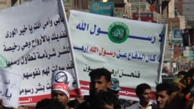 Yemen'de Charlie Hebdo Dergisi Protesto Edildi