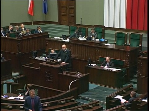 Poseł Piotr Chmielowski - Wystąpienie z dnia 15 stycznia 2015 roku.