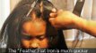 Thermal Relaxing a Childs Hair Using the Best Flat Iron in the World!
