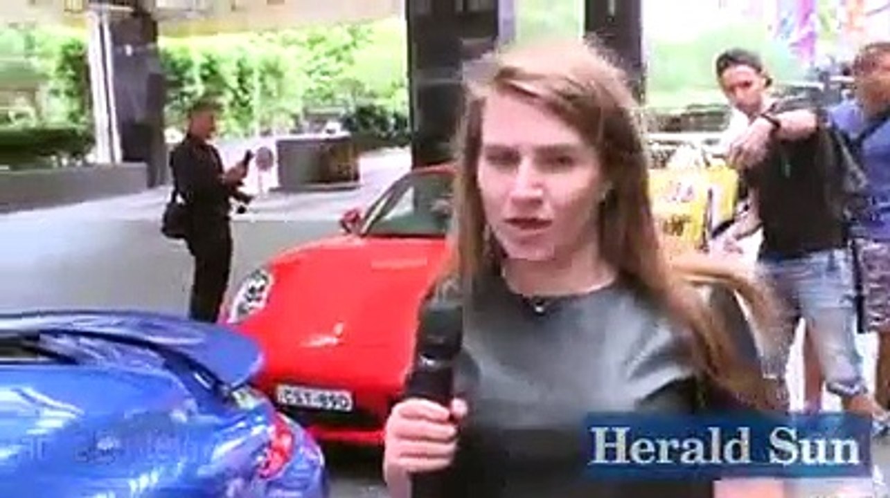 Maria Sharapova & Mark Webber hit Melbourne (Jan 14, 2015)