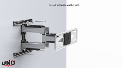How to install the Uno Innovations UN 138W LCD LED TV Wall Mount