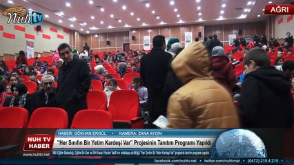 Her Sınıfın Bir Yetim Kardeşi Var” Projesinin Tanıtım Programı Yapıldı