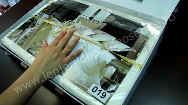Lenjerie de pat jaquard lux alba Casa New Concept 019