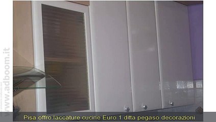 PISA, CALCINAIA   LACCATURE CUCINE EURO 1