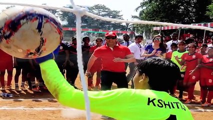Salman Khan And Nita Ambani Football Movement.mp4