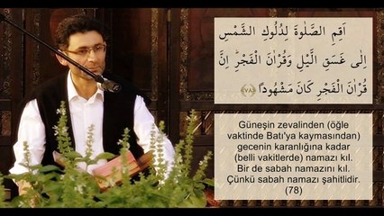 Mehmet Erarabacı | Aşr-ı Şerîf - İsra (78-80) - اَقِمِ الصَّلٰوةَ