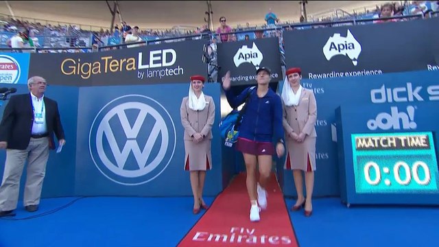 Sydney - Kerber butte sur Pliskova