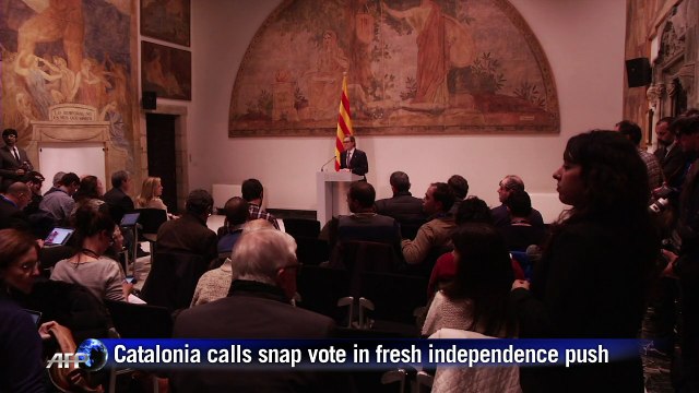 Spain's Catalonia calls snap vote in fresh independence push