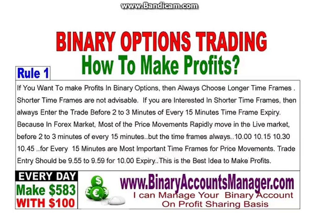 60 second 5 Minute 15 Minute 30 Minute Binary Options Trading Method
