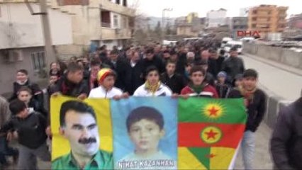 Şırnak1cizre'de Öldürülen 12 Yaşındaki Nihat, Gözyaşlarıyla Toprağa Verildi