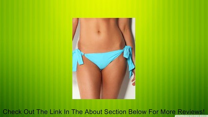 ANGEL by Sheridyn Swim. Classic cut bikini bottom with side ties Review