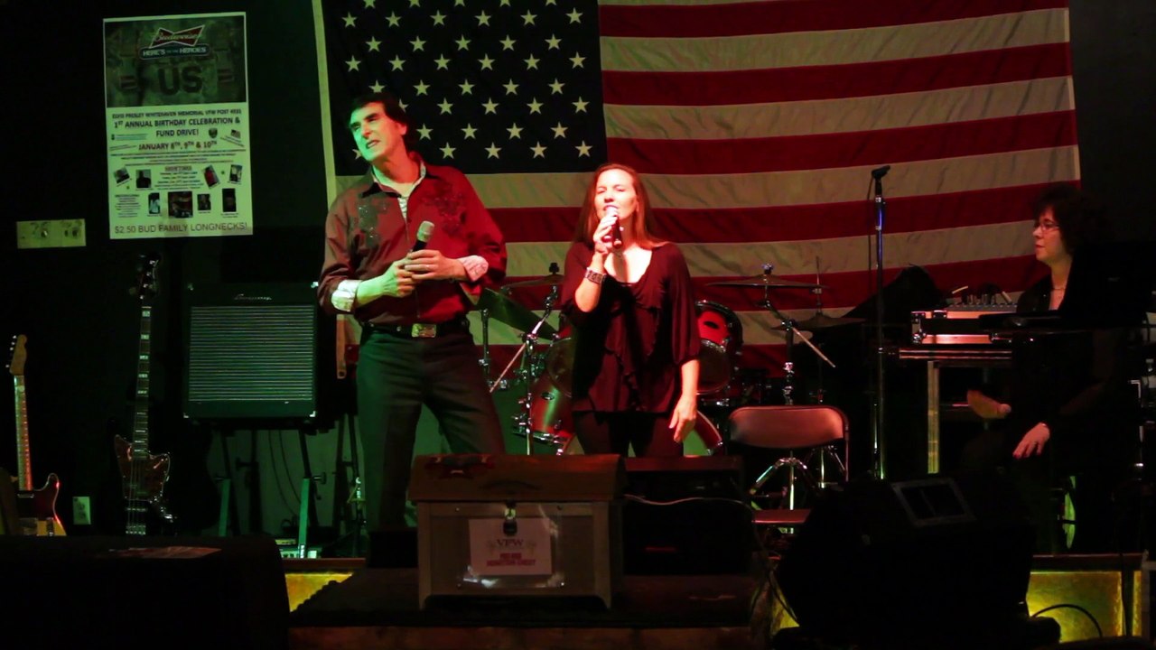 Gary Abbott & Lisa Marie sing For The Heart Elvis Presley VFW 2015