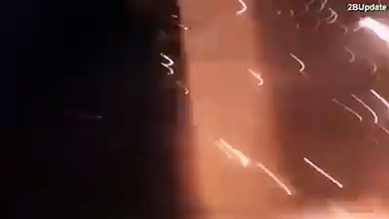 New Year Fireworks celebrations fling into the missile shift Brazil!!