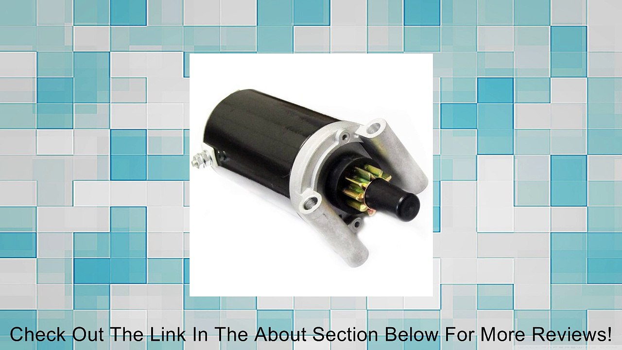 Kohler Courage Twin SV730 SV735 SV740 SV810 SV 730 735740 810 Starter Review