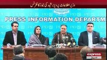 Pervez Rasheed press conferece against Imran Khan