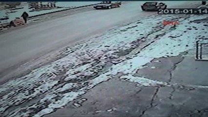 Çorum - Kaza Anı Güvenlik Kamerasında