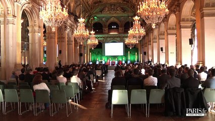 COP 21: Nicolas Hulot à l'Hôtel de Ville