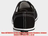 Vans AUTHENTIC LO PRO Unisex-Erwachsene Sneakers Schwarz (Black/True Whit 6BT) 39 EU