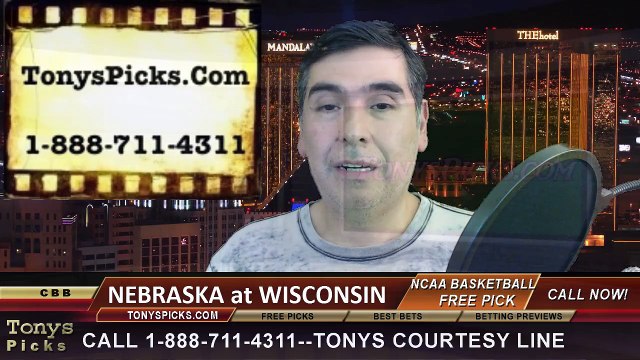 Wisconsin Badgers vs. Nebraska Cornhuskers Free Pick Prediction NCAA College Basketball Odds Preview 1-15-2015