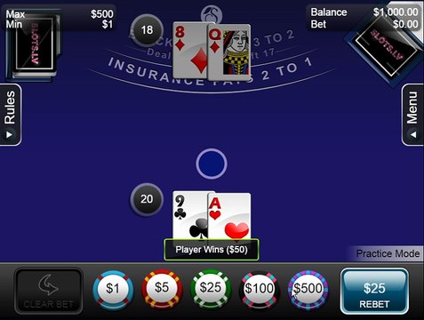 Blackjack USA MOBILE $22 No Deposit Casino Bonus