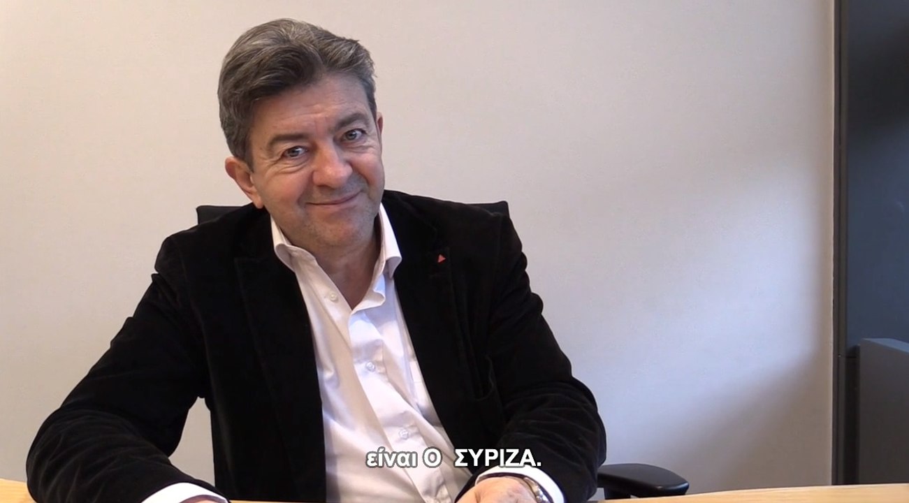 Jean-Luc Mélenchon : message de soutien à Syriza et Alexis Tsipras