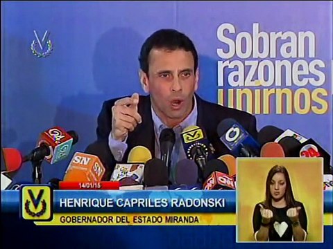 Henrique Capriles aseveró que cuando un gobierno roba al pueblo es hora de cambiarlo