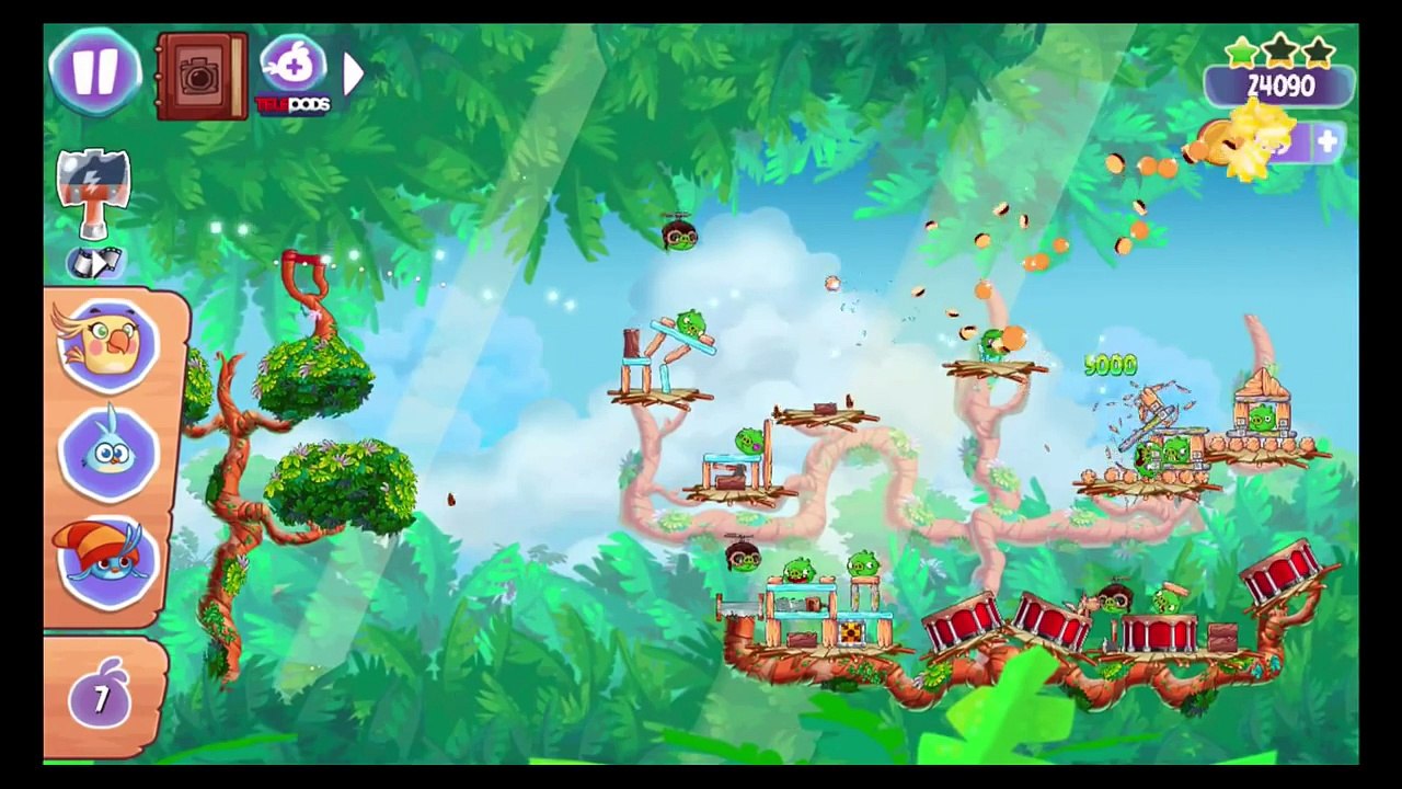 Angry Birds Stella - Poppy's New Year Reward New Unlocked Stella Bicycle Walkthrough Part 13