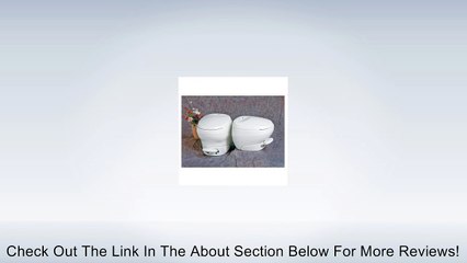 RV Bravura Toilet Motor Home Bathroom Low Parchment W/O Water SaverToilet Review