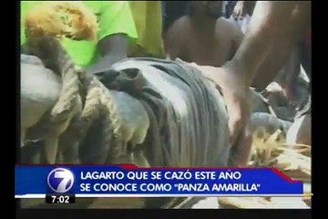 Un año más "La Lagarteada" reúne a miles de personas en Santa Cruz