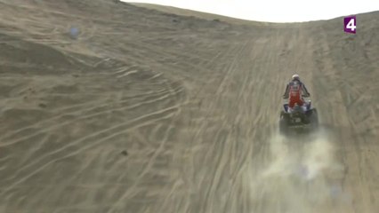 Les quads à l'épreuve sur le Dakar