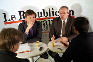 Gare TGV à Vandières : Patrick Weiten et Mathieu Klein face à face