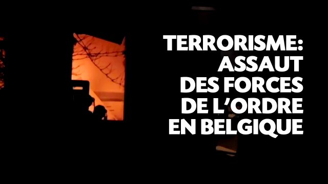 Terrorisme: Assaut d'un pavillon par les forces de l'ordre en Belgique