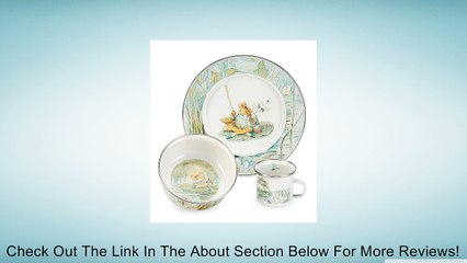 3-Piece Beatrix Potter Enamelware Dish Set, in Jeremy Fisher Review