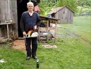 Elektrikli testereyle bira açmak