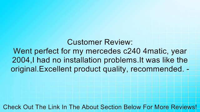 Genuine 0005452310 Turn Signal Switch Review