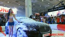 Sexy Korean Girls Washing Car 2015