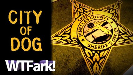 CITY OF DOG: Florida Sheriff's New Office Rug Proudly Claims "In Dog We Trust"