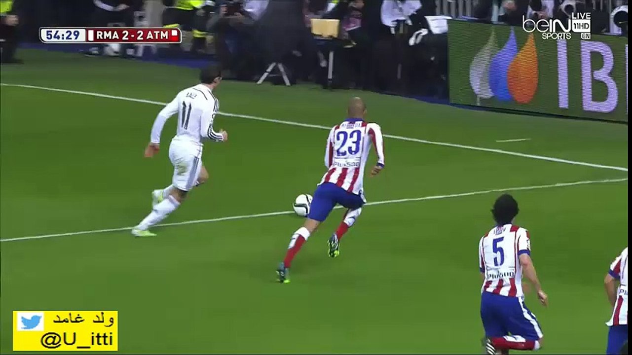 هدف التعادل لريال مدريد الثاني على اتليتكو مدريد - كريستيانو