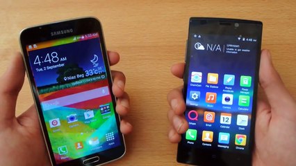 Qmobile Noir Z6 - Gionee Elife S5.5 vs Samsung Galaxy S5 - Which is Faster!