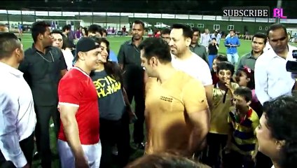 Charity Football Match With Aamir Khan and Salman Khan Part 1