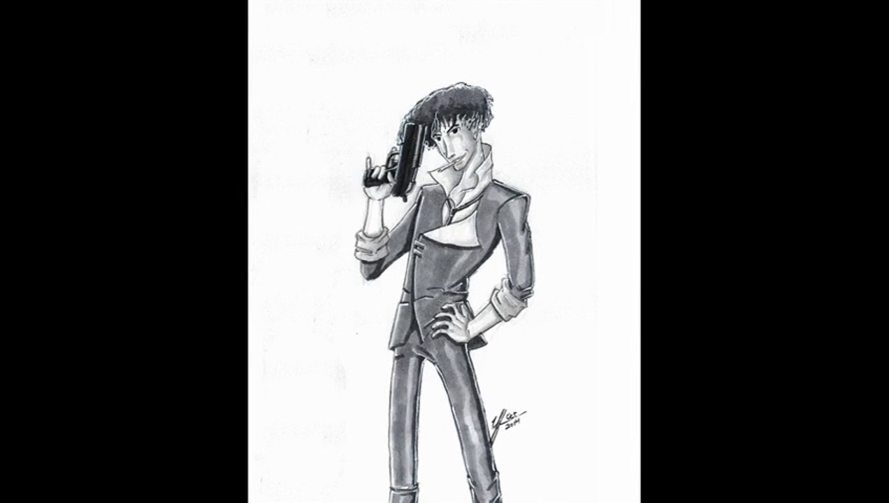 Speedpaint: Spike Spiegel (Copic Markers)