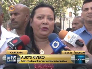 Maestros carabobeños piden aumento salarial de 150%